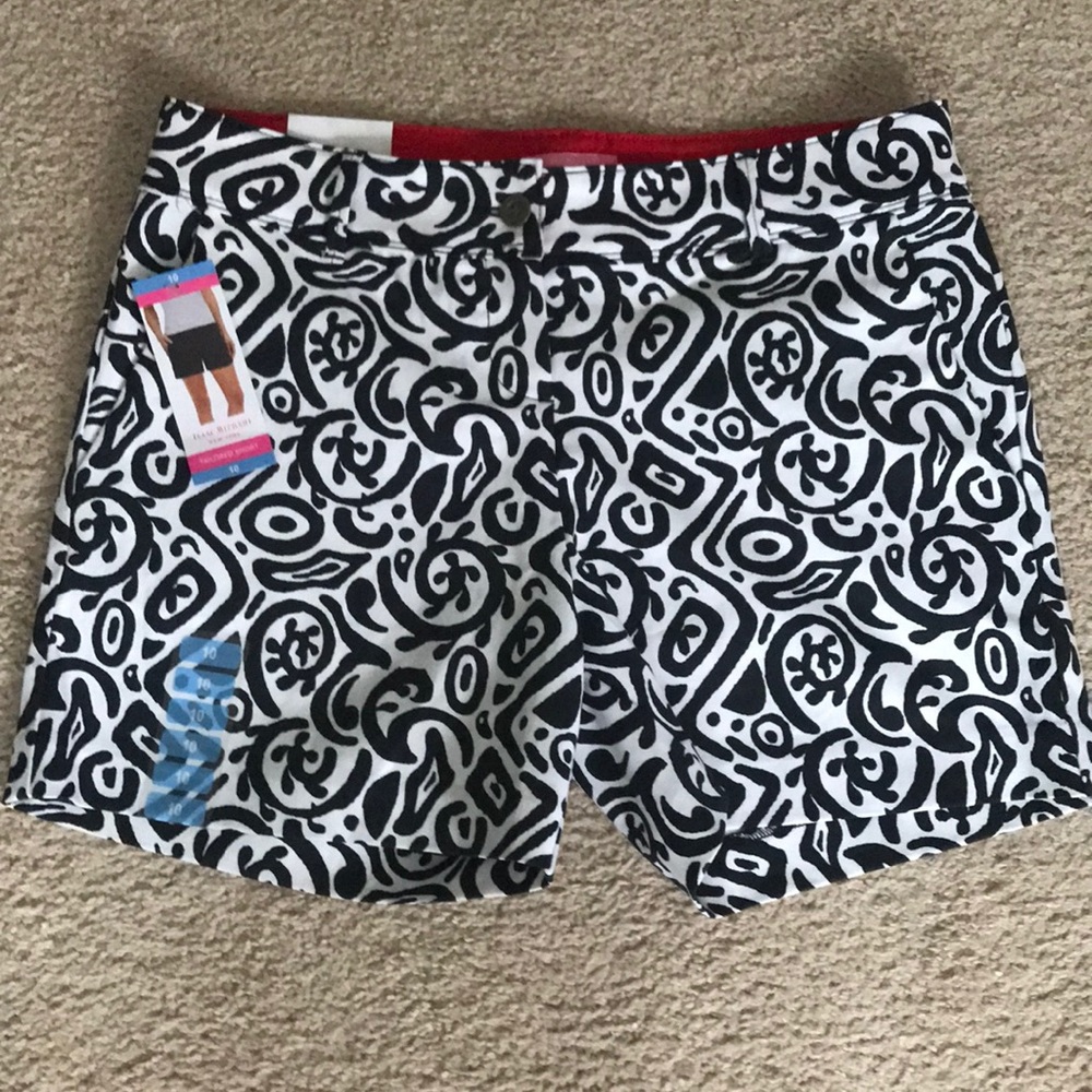 🆕 Isaac Mizrahi Tailored Print Short